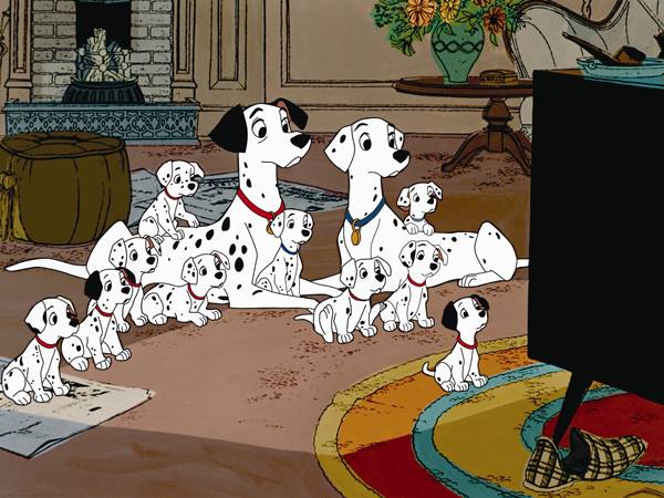 Cruella De Vil, 101 Dalmatians, dalmatians, movies, disney, dogs, purebred dogs