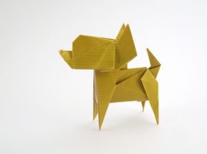 origami, Chihuahua,bulldog,dachshund