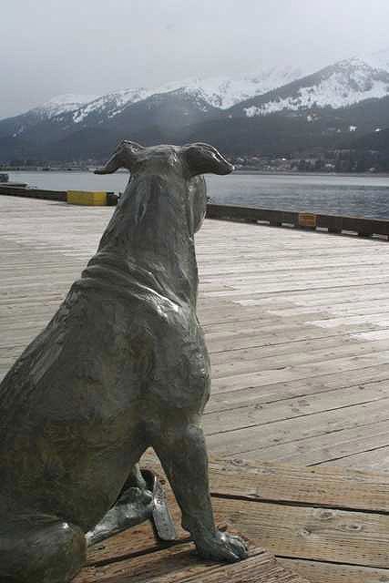 Bull Terrier,sculpture,art,Patsy Ann,Juneau