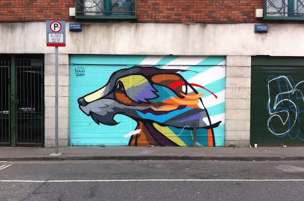 Irish Wolfhound,art,graffiti,street art