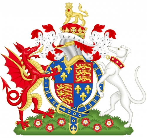 coat of arms,heraldry,greyhound,Henry VIII