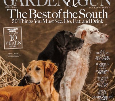 Garden and Gun,magazine,Golden Retriever,English Setter,English Cocker Spaniel