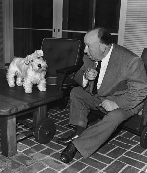 Alfred Hitchcock,Sealyham Terrier,Tallulah Bankhead,English Cocker Spaniel,Madeleine Carroll