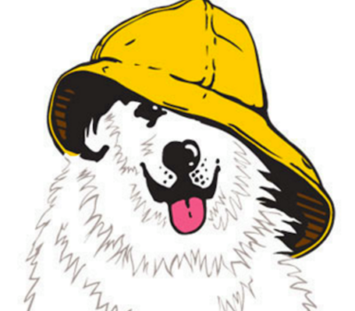 Great Pyrenees,mascot,logo,Sea Dog Brewing Company 