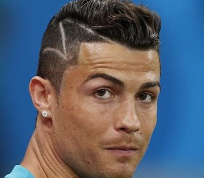 grooming,hair tattoo,coat carving,Cristiano Ronaldo
