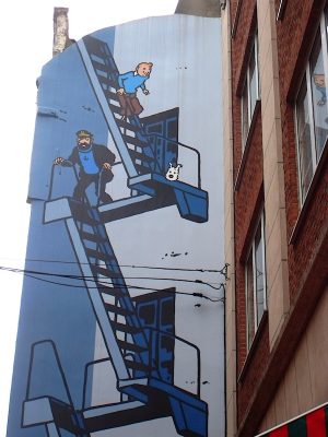Hergé,Tintin, Milou,Desmond Tutu,Dalai Lama,literature