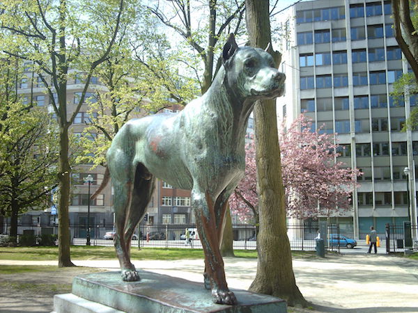 Great Dane,art,sculpture,Ulmer Dog, Green Dog,The Surprise, Jean-Baptiste Van Heffen