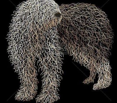 Old English Sheepdog,Pot Casse, bark