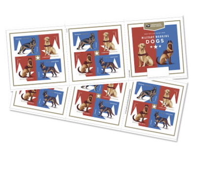 stamps,stamps,Dutch Shepherd, Labrador Retriever, German Shepherd Dog, Belgian Malinois