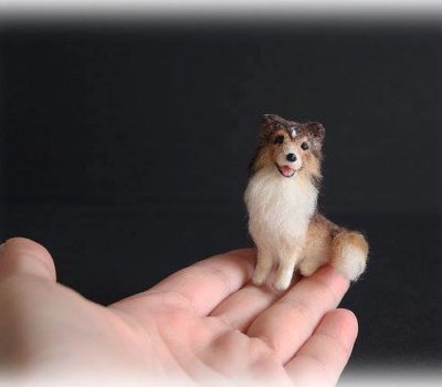 Shetland Sheepdog,Sheltie, Collie,needle felting