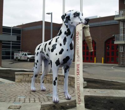 Dalmatian,Fire Station 6,Craig Le Blanc art,