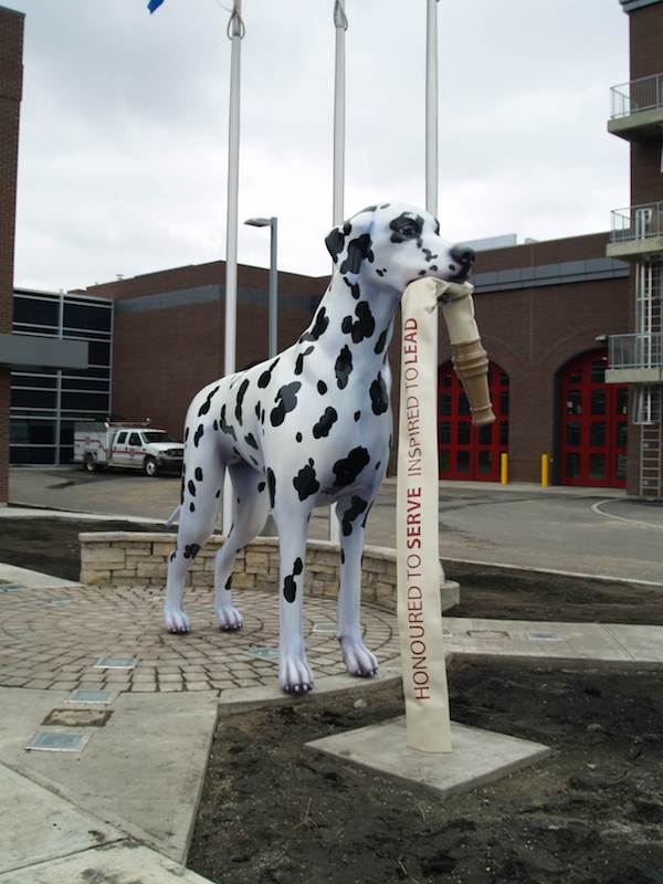 Dalmatian,Fire Station 6,Craig Le Blanc art,