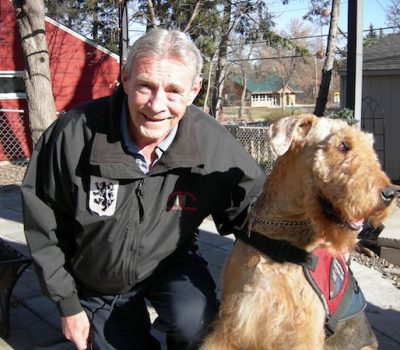 Airedale, service dog,28th Infantry Regiment Association