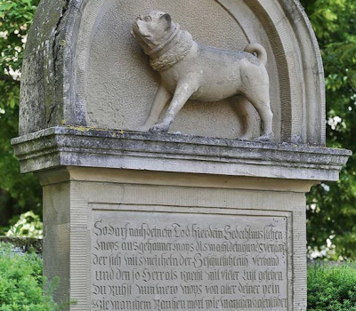 Pug, Pug Memorial, Fortunatis, Karl alexander Duke of Württemberg-Winnental