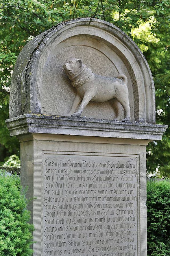 Pug, Pug Memorial, Fortunatis, Karl alexander Duke of Württemberg-Winnental