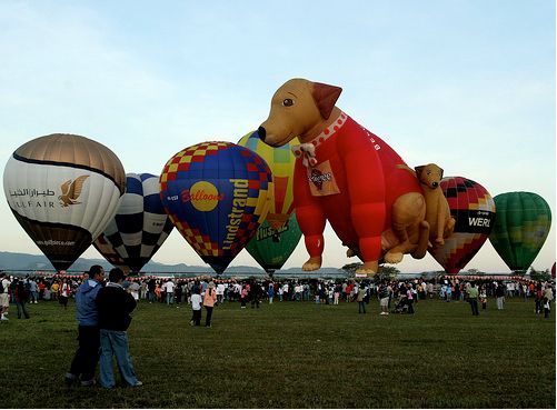 hot air balloon, dogs, Jean-Pierre Francois Blanchard