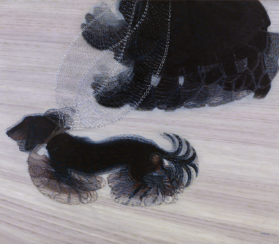 Dachshund, art, Tom Luccock,Dynamism of a Dog on a Leash,Giacomo Balla,Robert C. Morgan