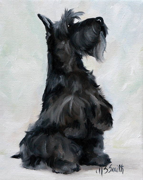 Scottish Terrier, bone, size 