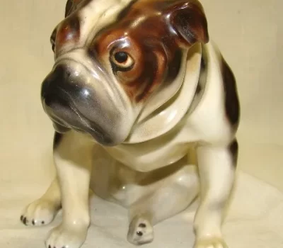 Bulldog, art, collectable, Samuel W. Seidman