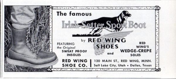 Irish Setter, Charles Beckman, Red Wing Shoe Company, Red Wing,Tatankamani, boots, footwear,