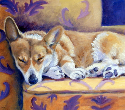 Pembroke Welsh Corgi, bluie, color