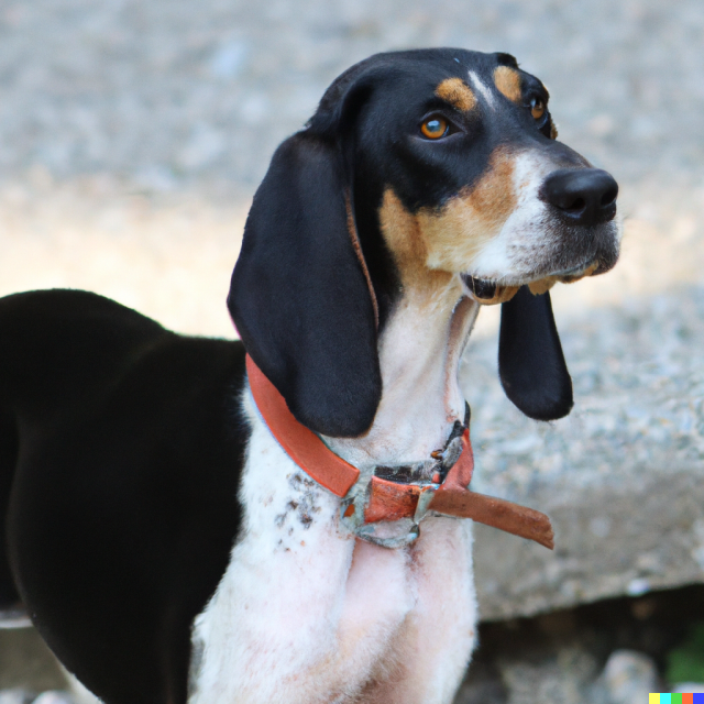 Black and Tan Coonhound,color, Copper, George Washington