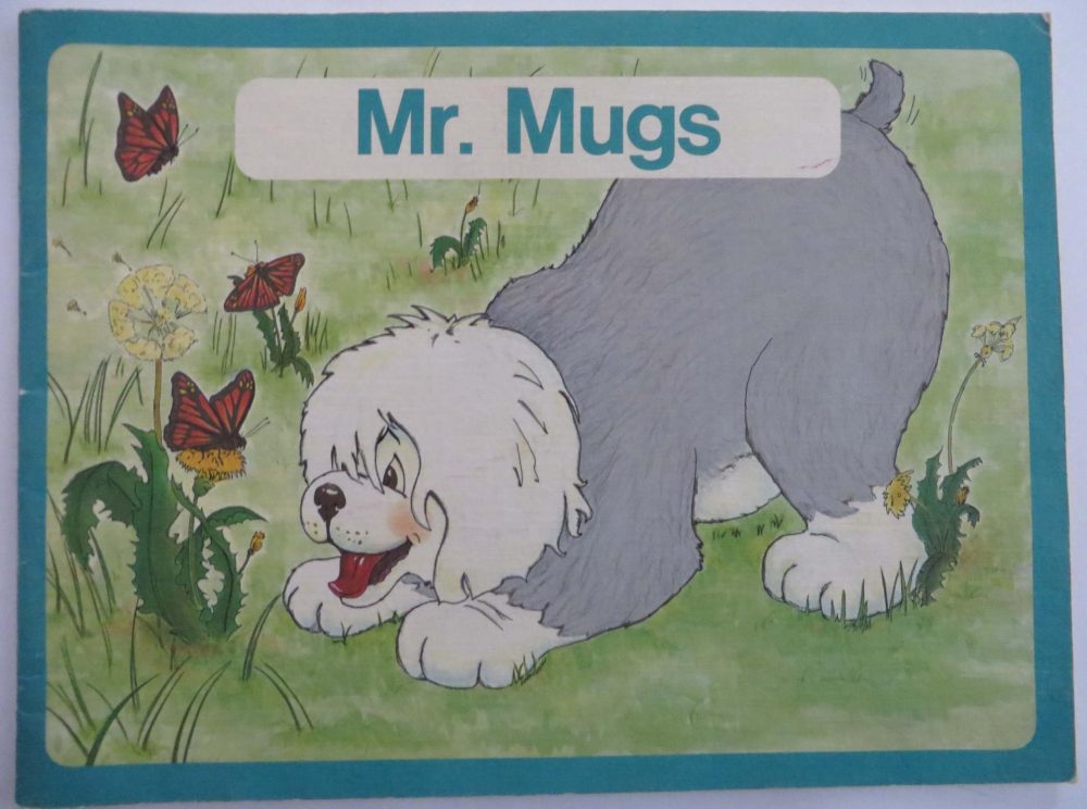 Dick and Jane, Mr. Mugs, Spot, reading, Cocker spaniel, Old English Sheepdog,McGuffey Reader,Louis Ferreira