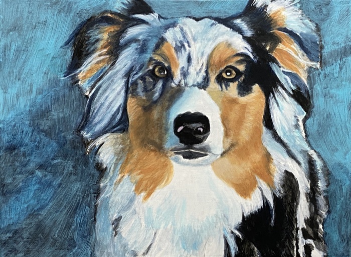 "Rooby" Entry in National Purebred Dog Day Fine Art/Poster