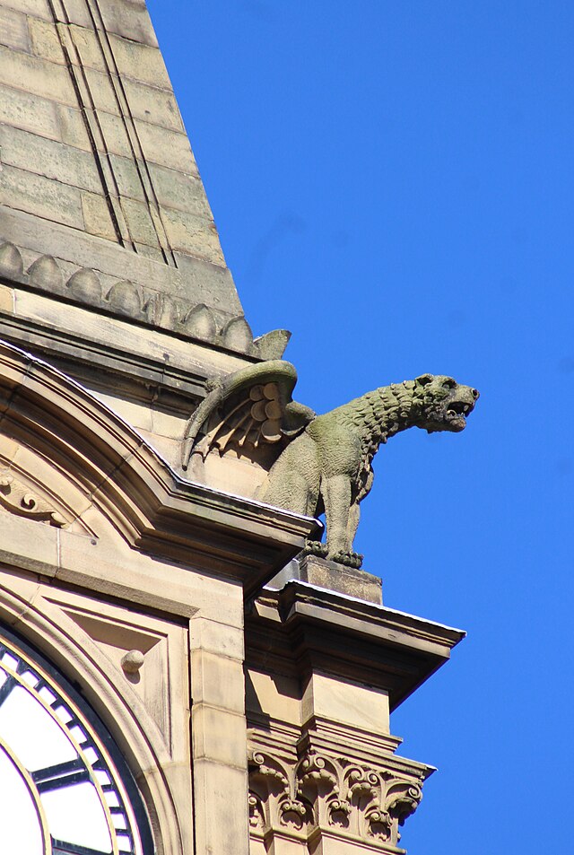 gargoyle, grotesque, Dachshund, 