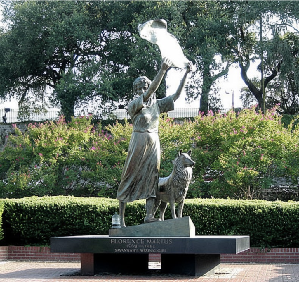 Florence Martus, Waving Girl, Rough Collie, Rex, Waving Girl Statue, Felix de Weldon, SS Florence Martus, statue, art, 