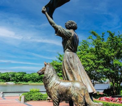 Florence Martus, Waving Girl, Rough Collie, Rex, Waving Girl Statue, Felix de Weldon, SS Florence Martus, statue, art, 