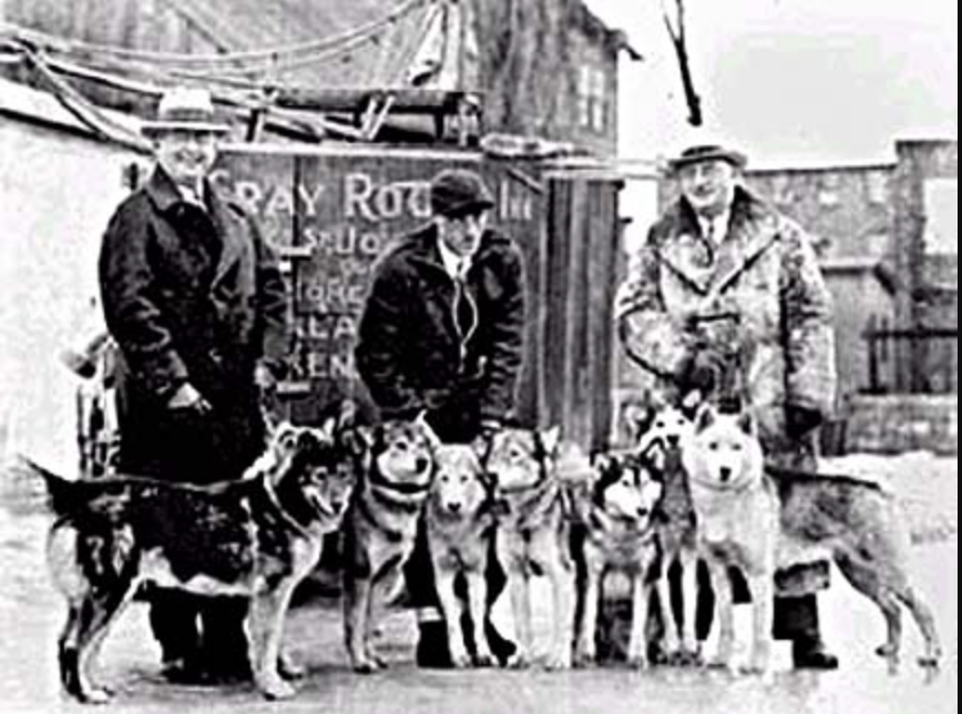 Dog sled racing, mushing, olympics, Émile St. Godard, “Shorty” Russick, Eva “Short” Seeley, Chinook Kennels,Iditarod