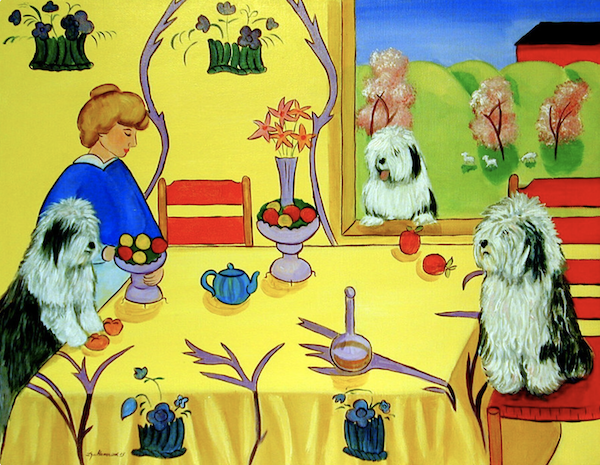 Old English Sheepdog, OES, Bobtail, Pear-Shaped, Breed Standard, United Kennel Club, Royal Kennel Club, AKC, Herding Dogs, Working Dogs, Dog Conformation, Grooming, Topline, Loin, Hindquarters